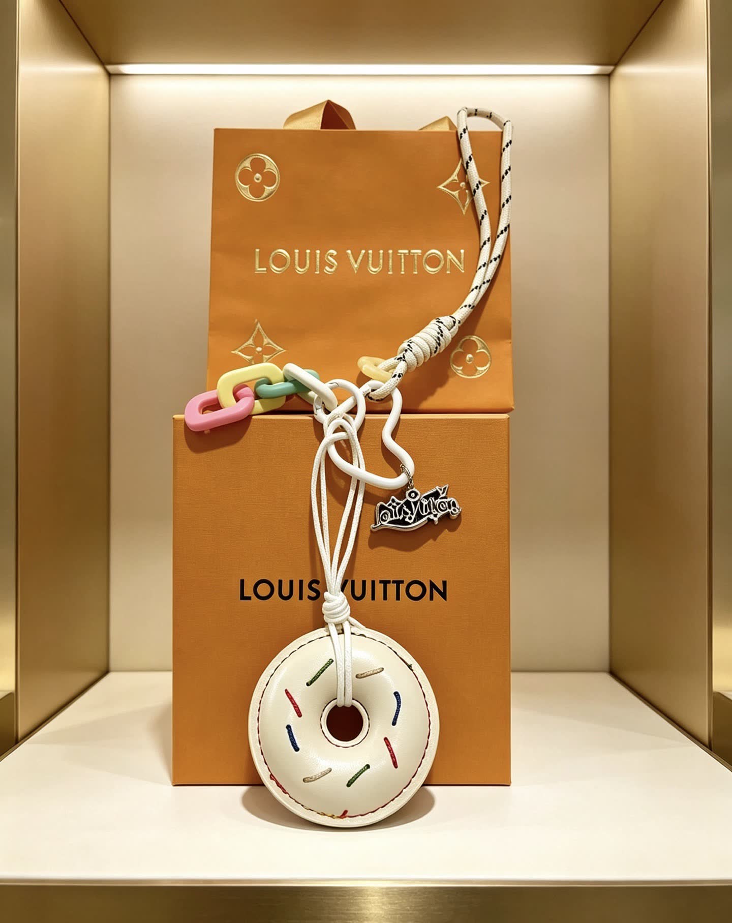 Louis Vuitton Donut Keychain